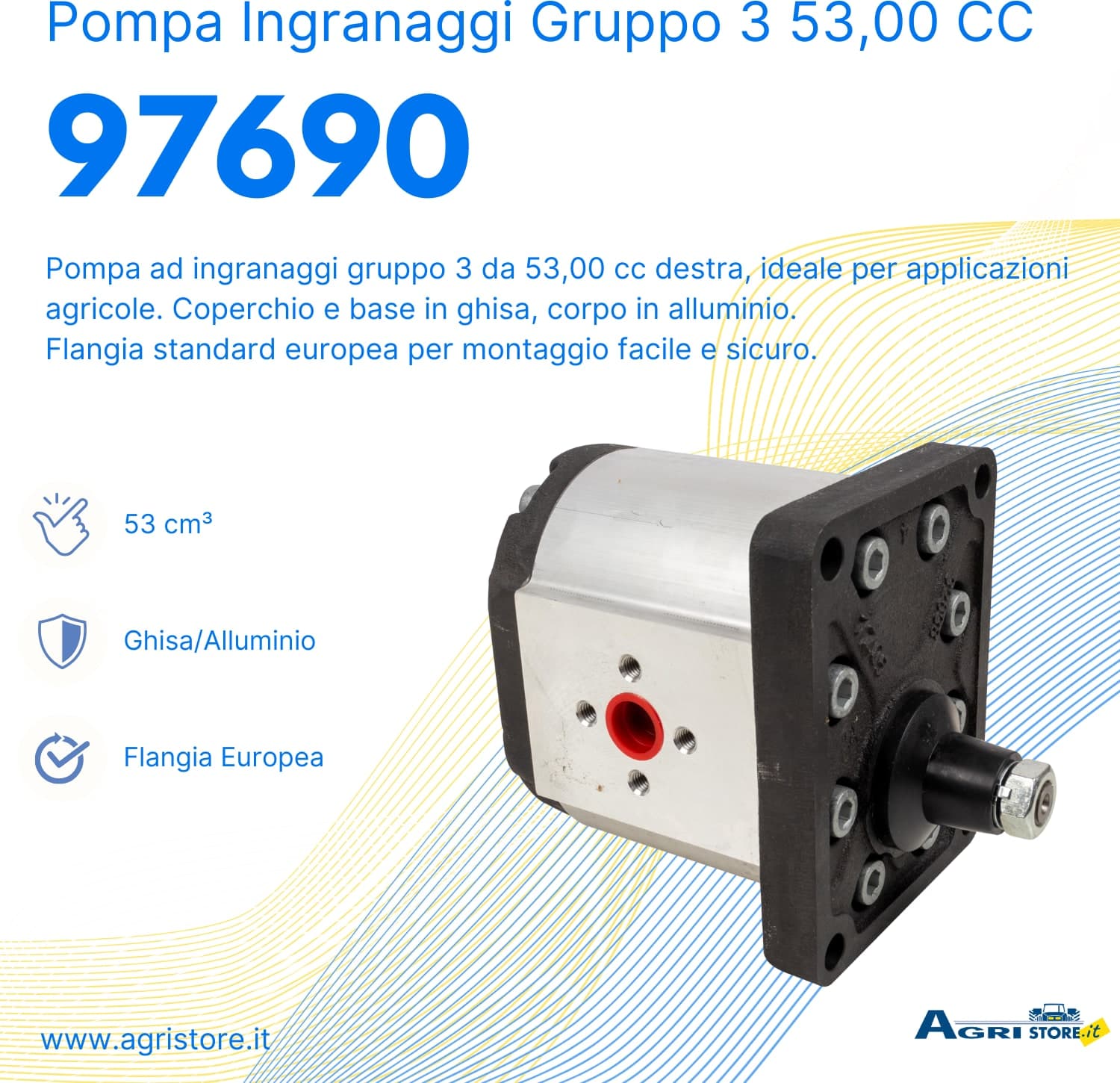 Pompa ad ingranaggi gruppo 3 53,00 CC dx - 6