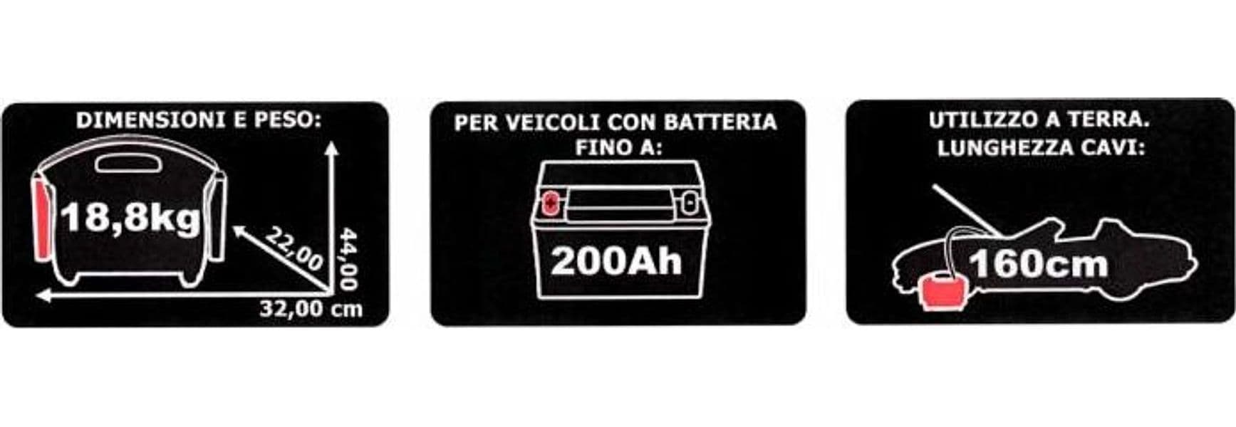 Avviatore emergenza 12V 5000a - 2