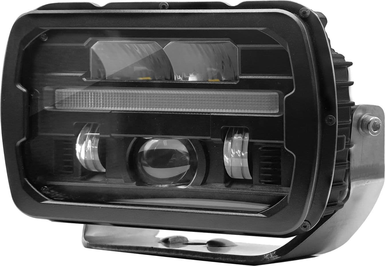 Proiettore a LED lente riscaldata e freccia sequenziale compatibile con CASE IH FIAT New Holland - 2