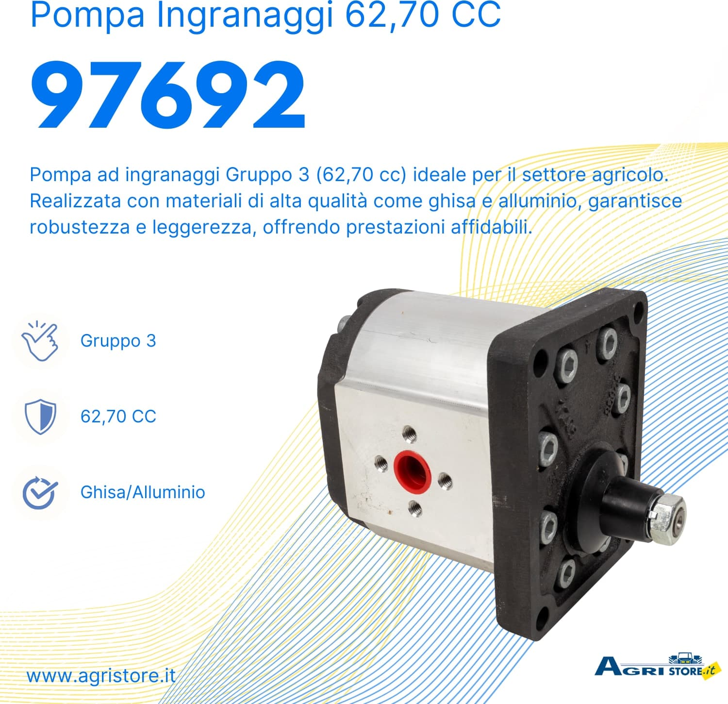 Pompa ad ingranaggi gruppo 3 62,70 CC dx - 6