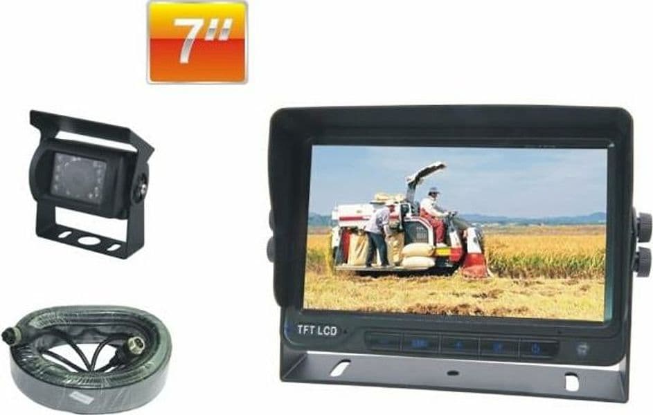 Kit videocamera di retromarcia per trattori con monitor LCD 7" - 2