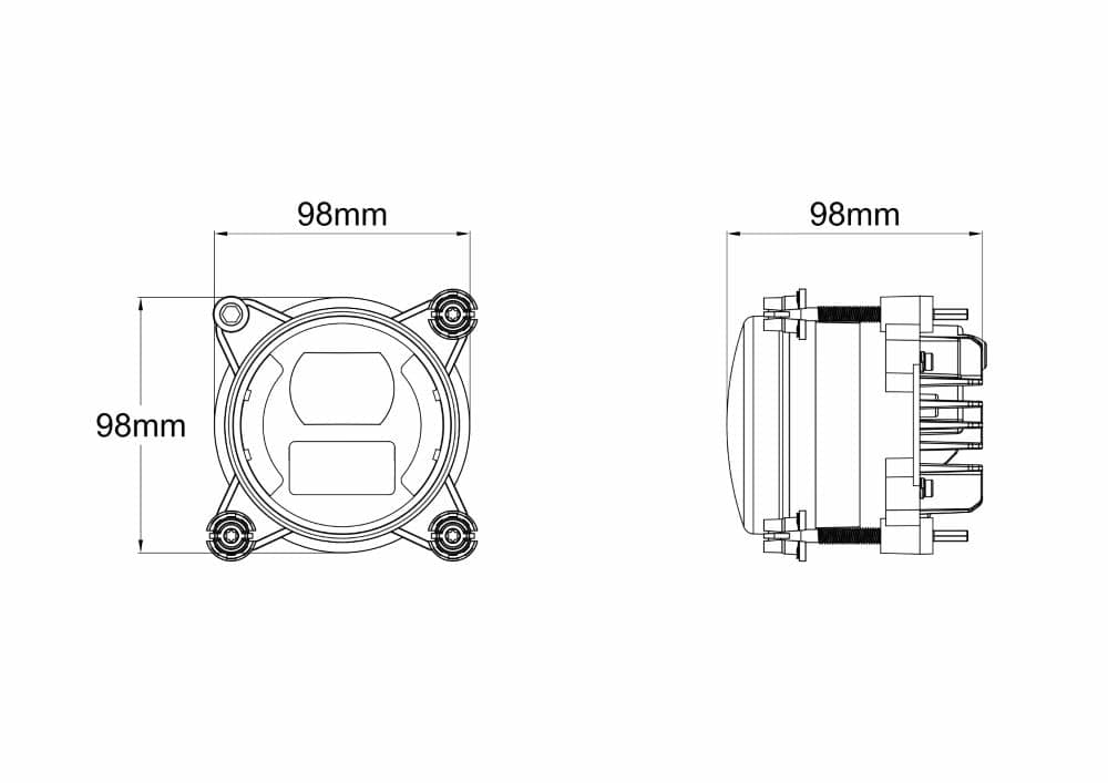 Kit proiettori a LED  compatibili con Fendt, Massey Ferguson,  Claas, Renault, Valmet&Valtra,.. - 9