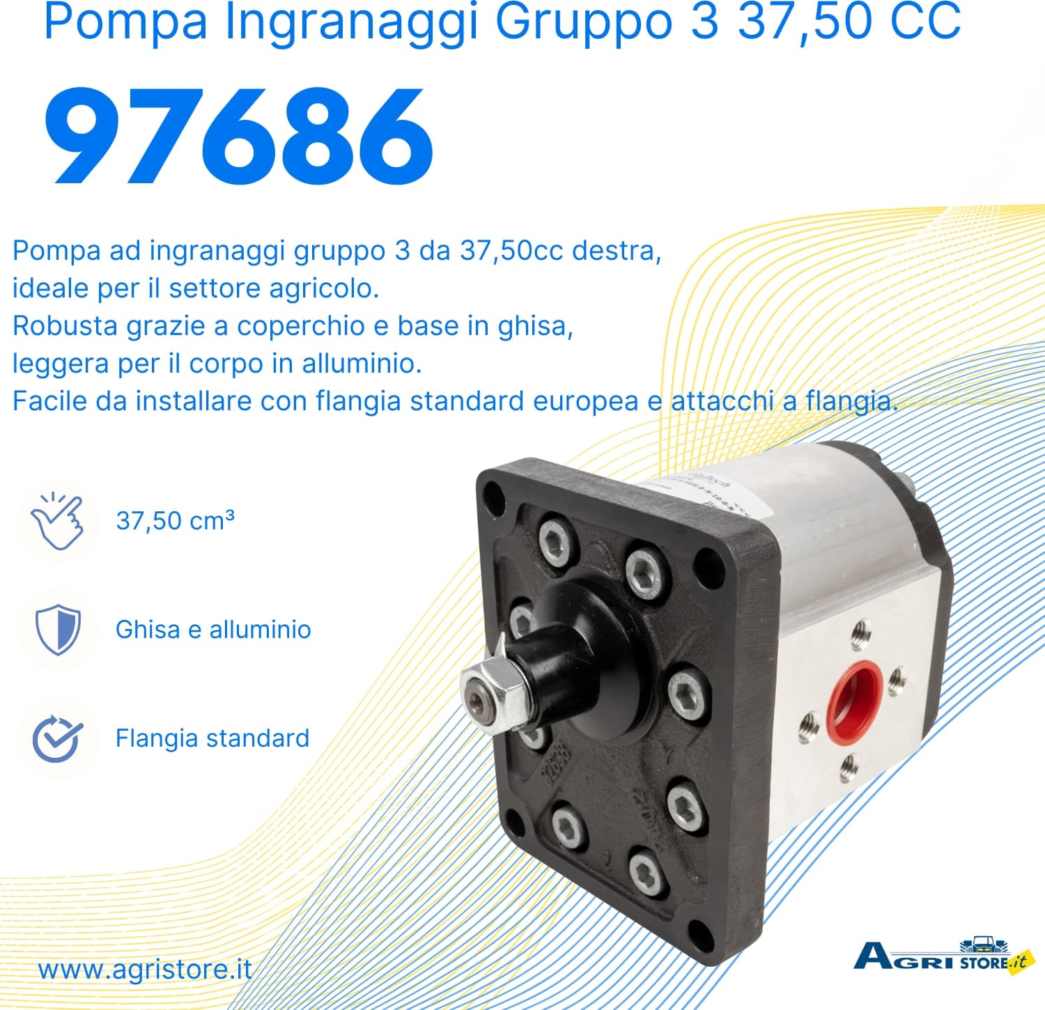 Pompa ad ingranaggi gruppo 3 37,50 CC dx - 6