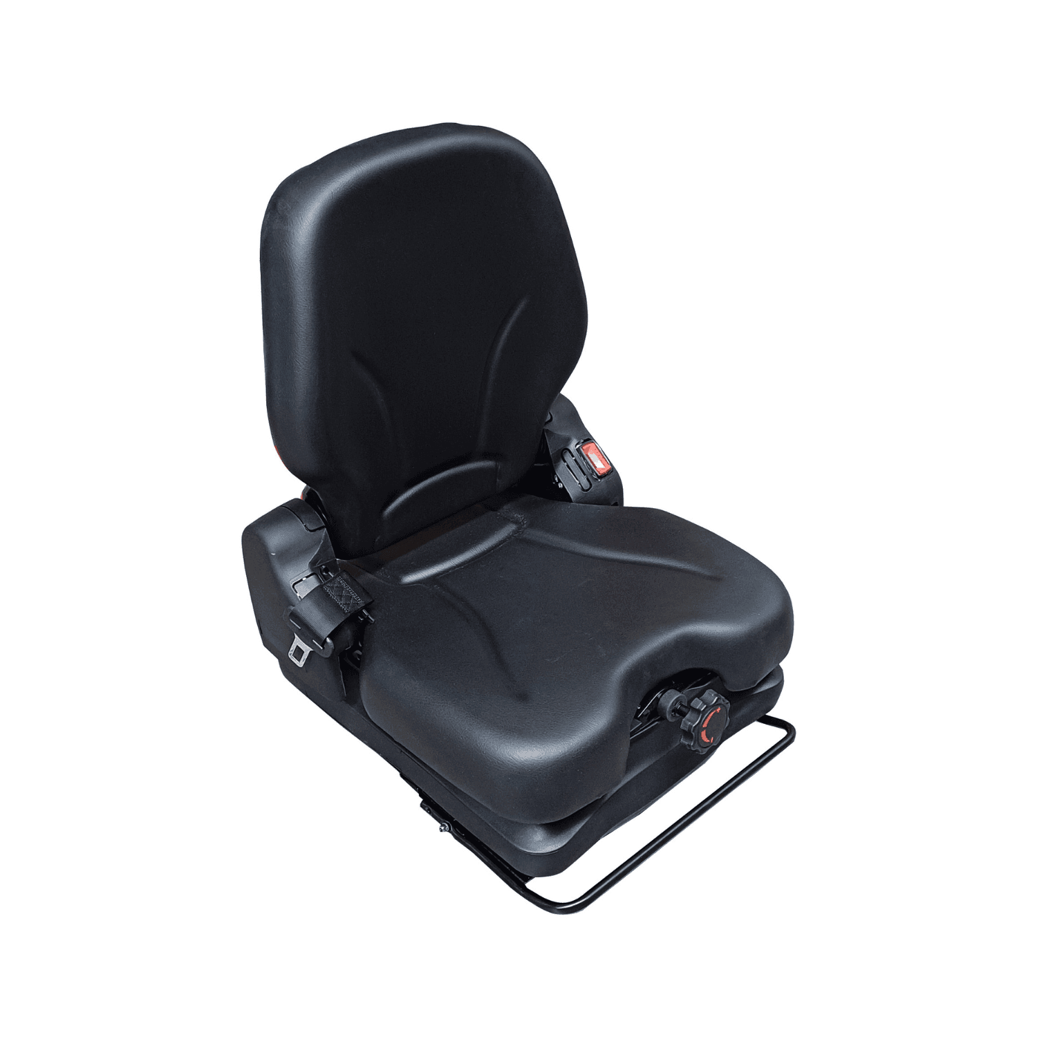 Sedile in ecopelle nera seatindustries con molleggio meccanico - 3
