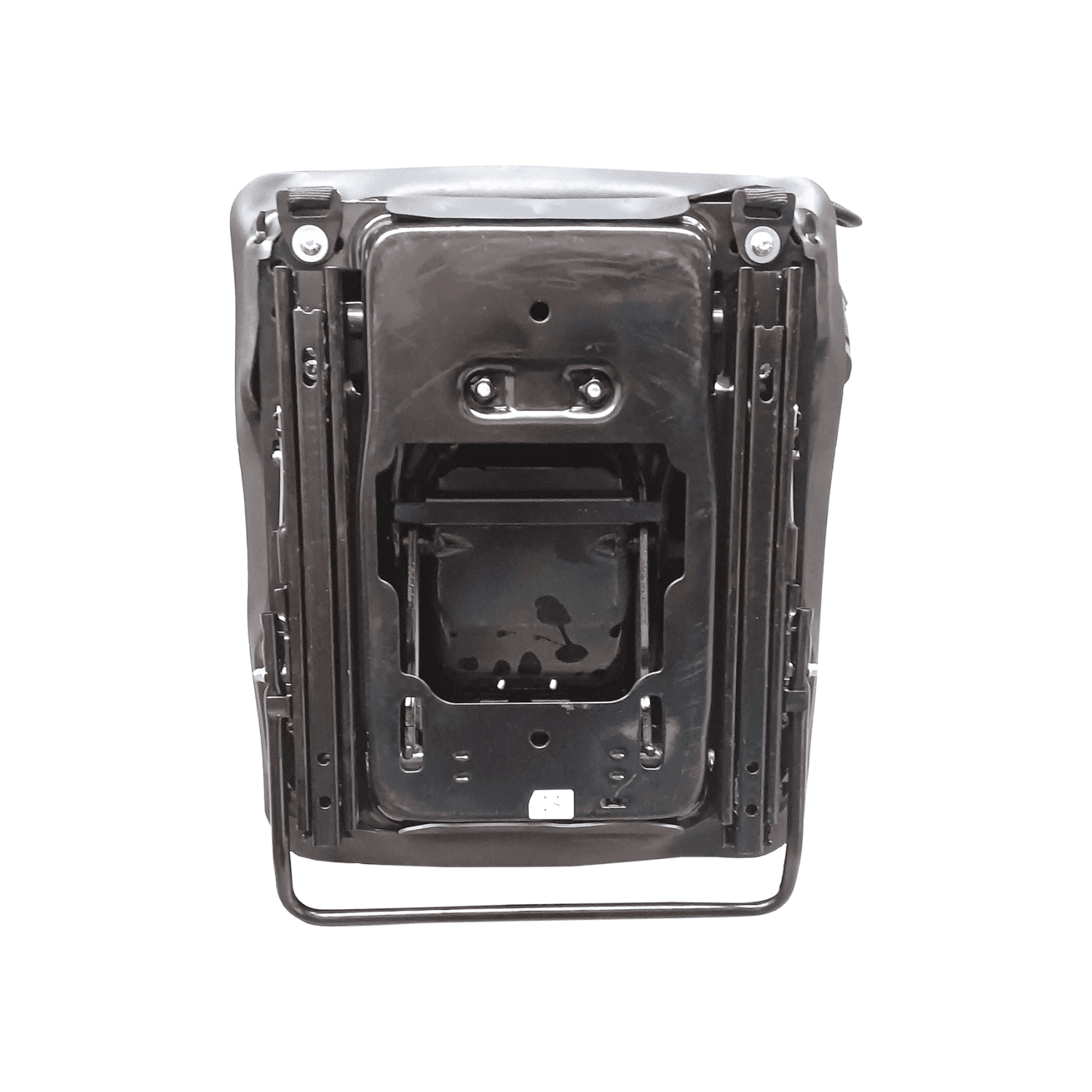 Sedile in ecopelle nero con molleggio meccanico seatindustries - 4