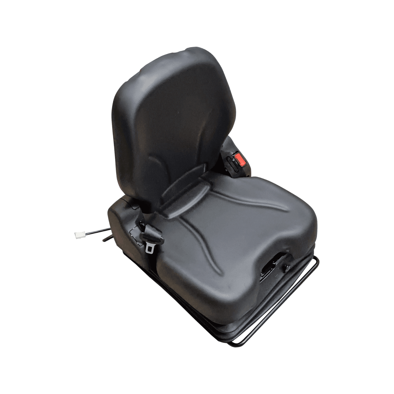 Sedile in ecopelle nero con molleggio pneumatico seatindustries - 2