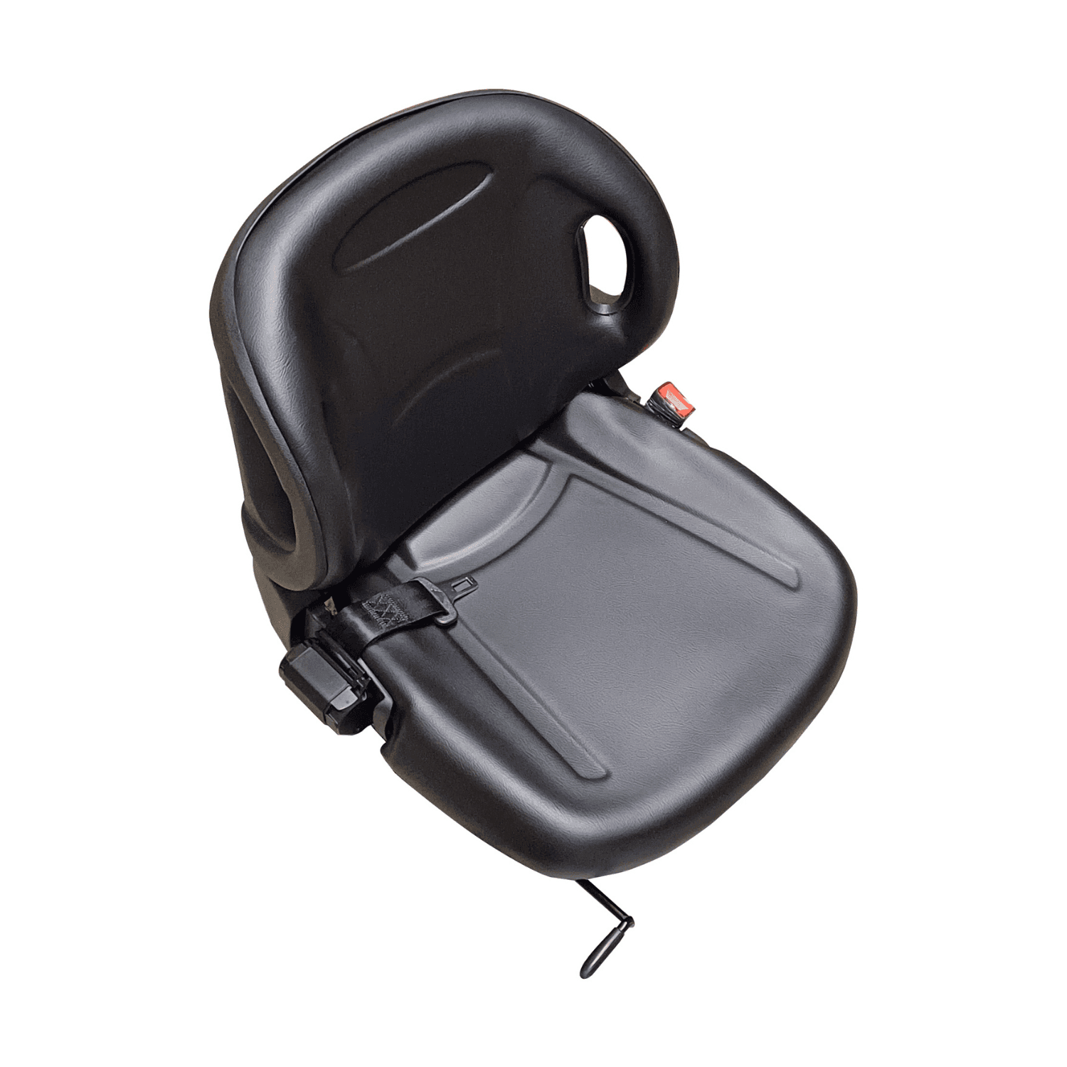 Sedile in ecopelle nero per carrelli elevatori seatindustries - 3