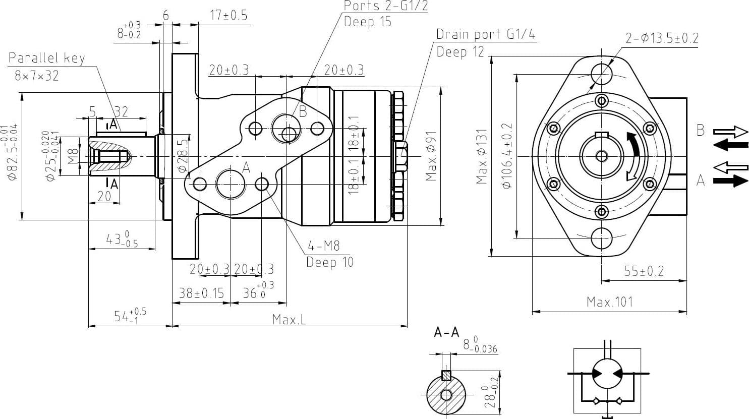 Motore orbitale Refluid BMP 32 - 2