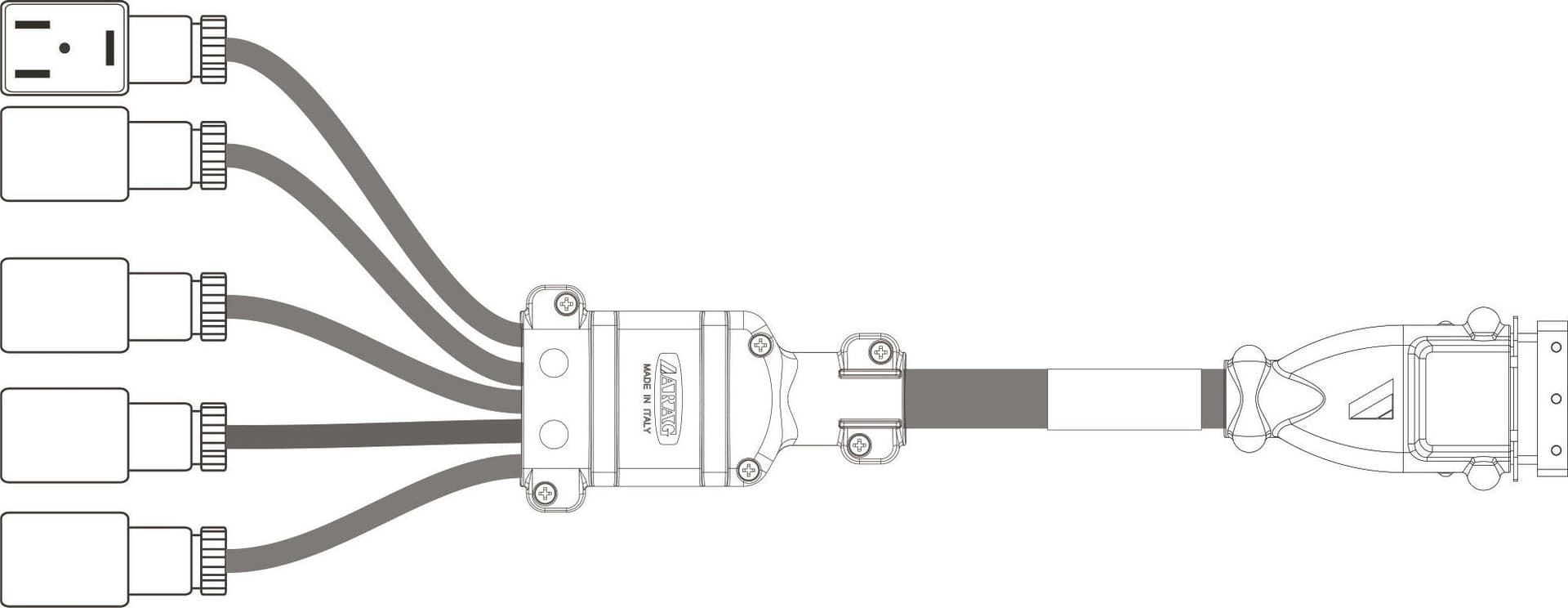 CAVO FINALE 4V+G+P 3MT (46698) - 3