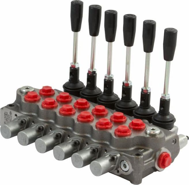 Distributore Walvoil SD5 a 6 leve doppio effetto - 40L - 2