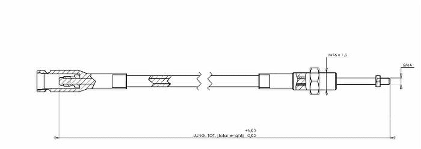 Cavo telecomando per rotopresse l 3000mm - 2
