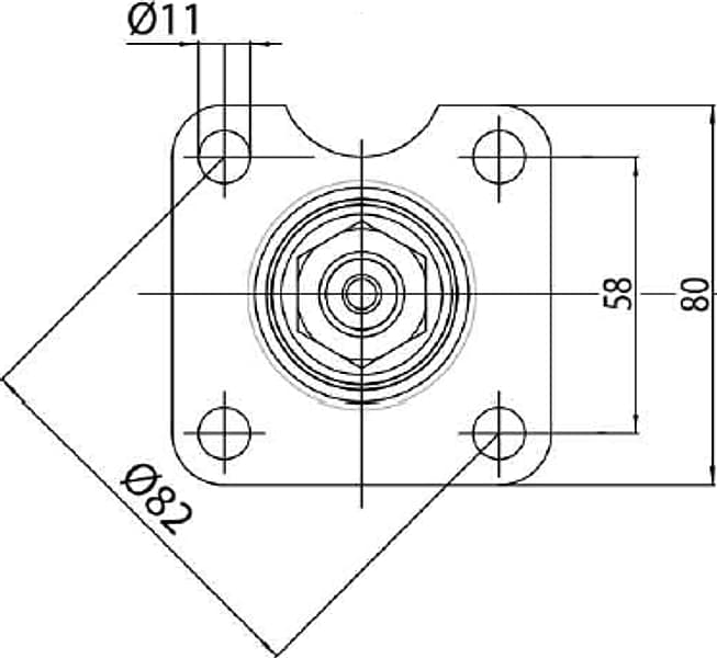 Colonnetta per idroguida lunghezza 519mm - 3