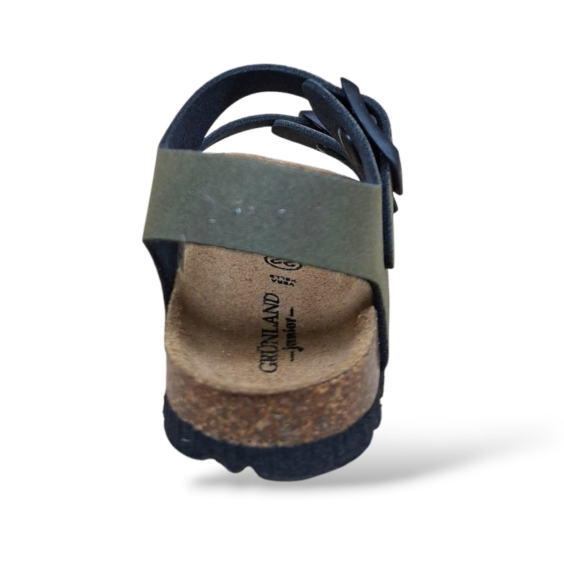 Sandalo Bio Sughero Bambini Grunland Junior Aria Oliva – Primi Passi Fibia EVA - 3