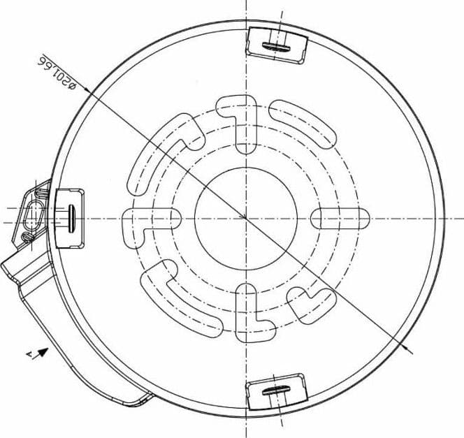 Fondello con estensione sfilabile Ø 202mm confezione da 2 pezzi - 2