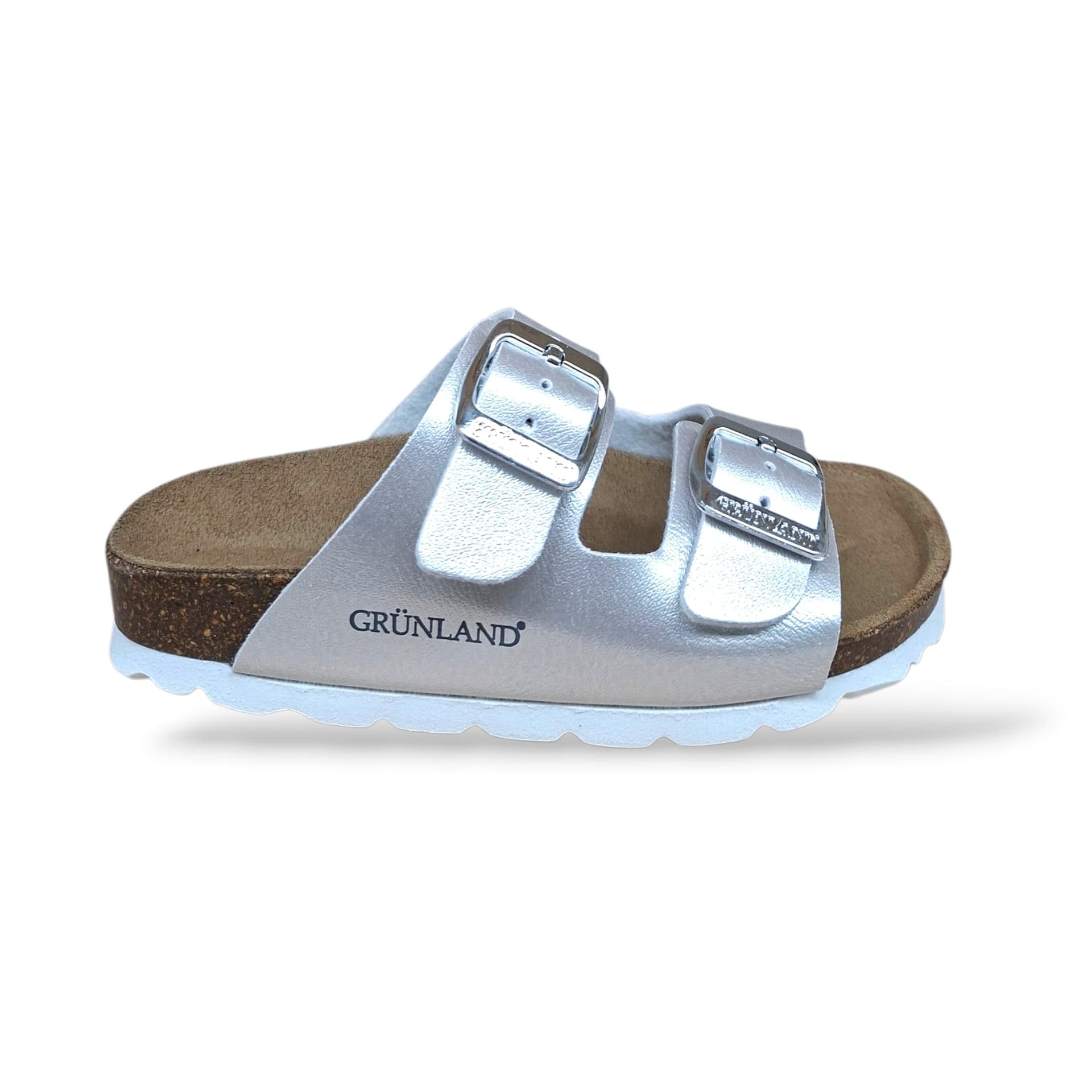 Ciabatta Bio Sughero Bambine e Ragazze Grunland Junior Luce Perla – Sottopiede Sughero EVA - 6