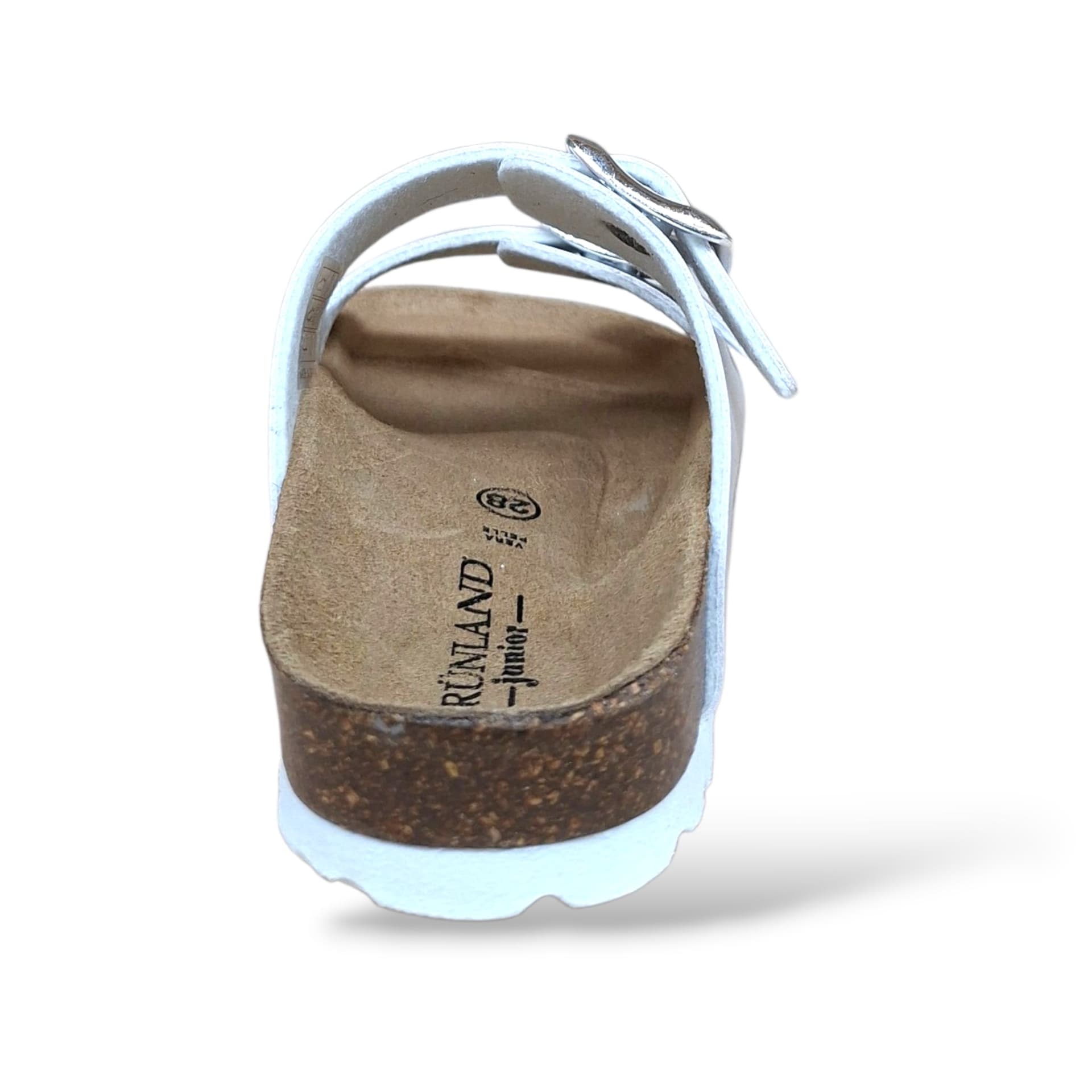 Ciabatta Bio Sughero Bambine e Ragazze Grunland Junior Luce Perla – Sottopiede Sughero EVA - 3