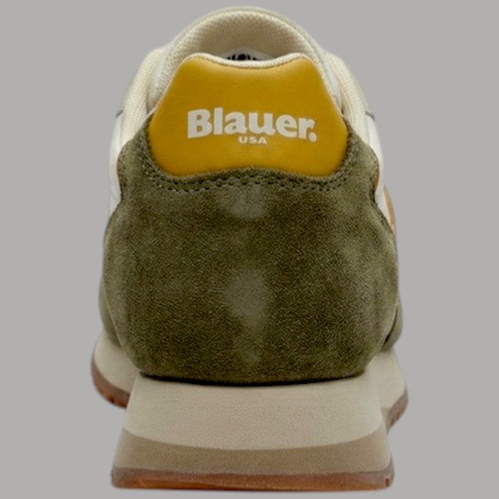 BLAUER sneakers uomo QUEENS01 in nabuk e nylon, comfort leggero - 7