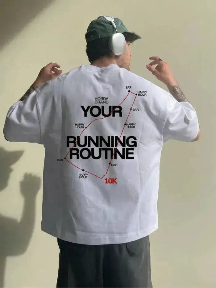 My Run - T-Shirt 100% Cotone Premium Made in Italy - 2