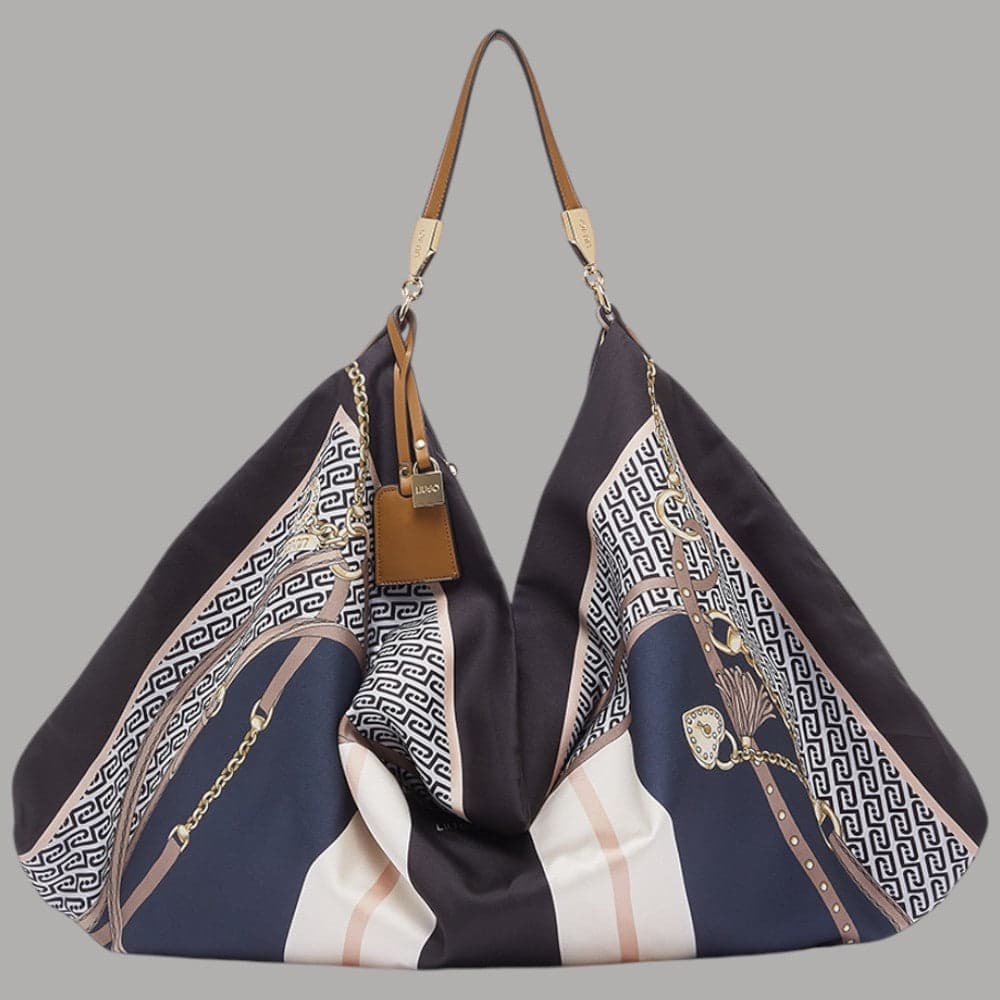 Liu Jo borsa foulard hobo media in raso con charm regolabile - 41
