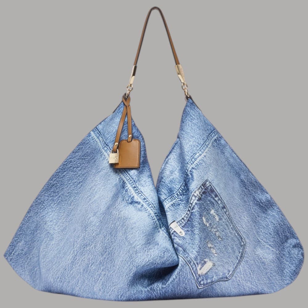 Liu Jo borsa foulard hobo media in raso con charm regolabile - 37