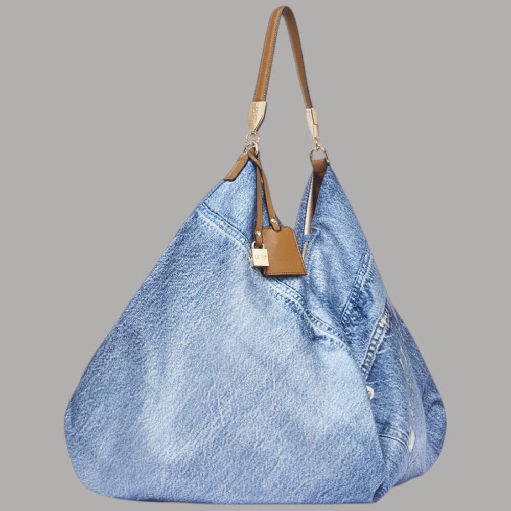 Liu Jo borsa foulard hobo media in raso con charm regolabile - 2