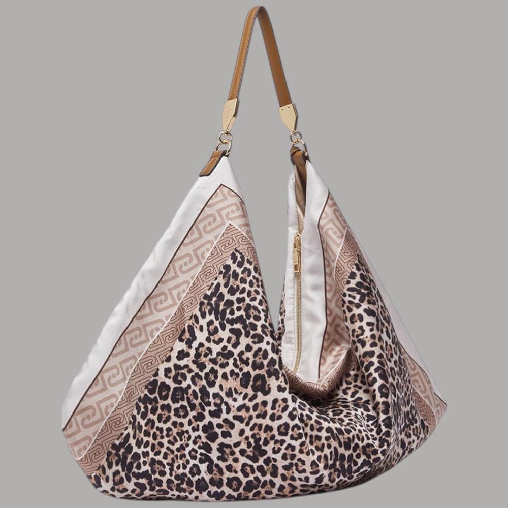 Liu Jo borsa foulard hobo media in raso con charm regolabile - 15