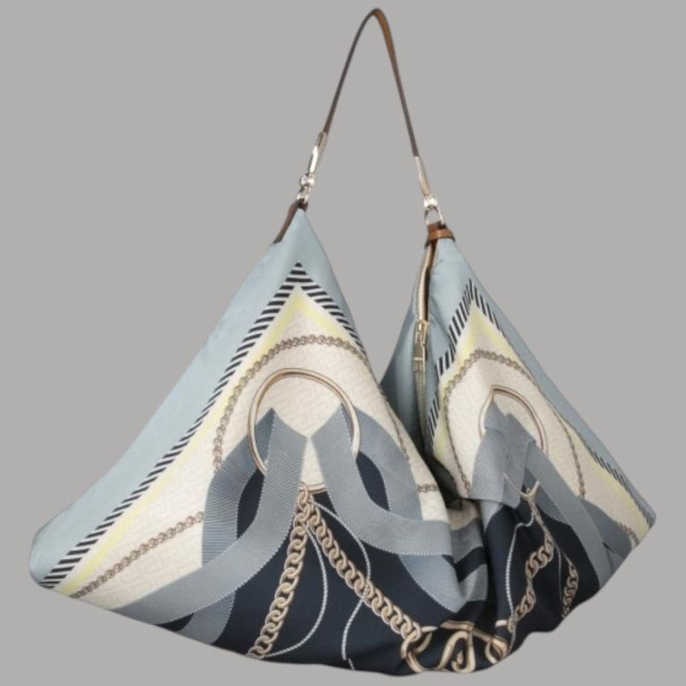 Liu Jo borsa foulard hobo media in raso con charm regolabile - 21