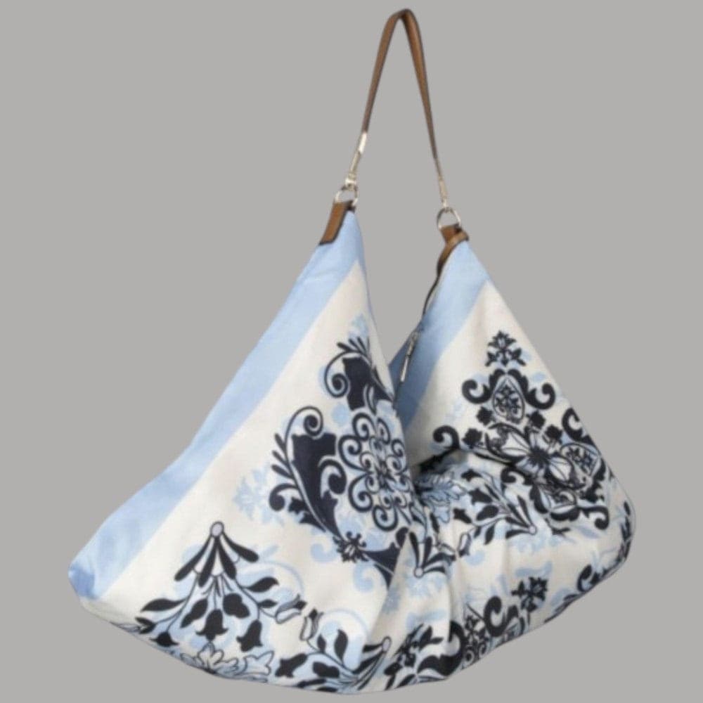 Liu Jo borsa foulard hobo media in raso con charm regolabile - 23