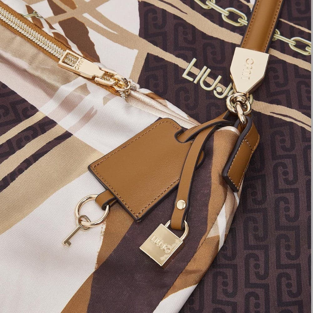 Liu Jo borsa foulard hobo media in raso con charm regolabile - 29