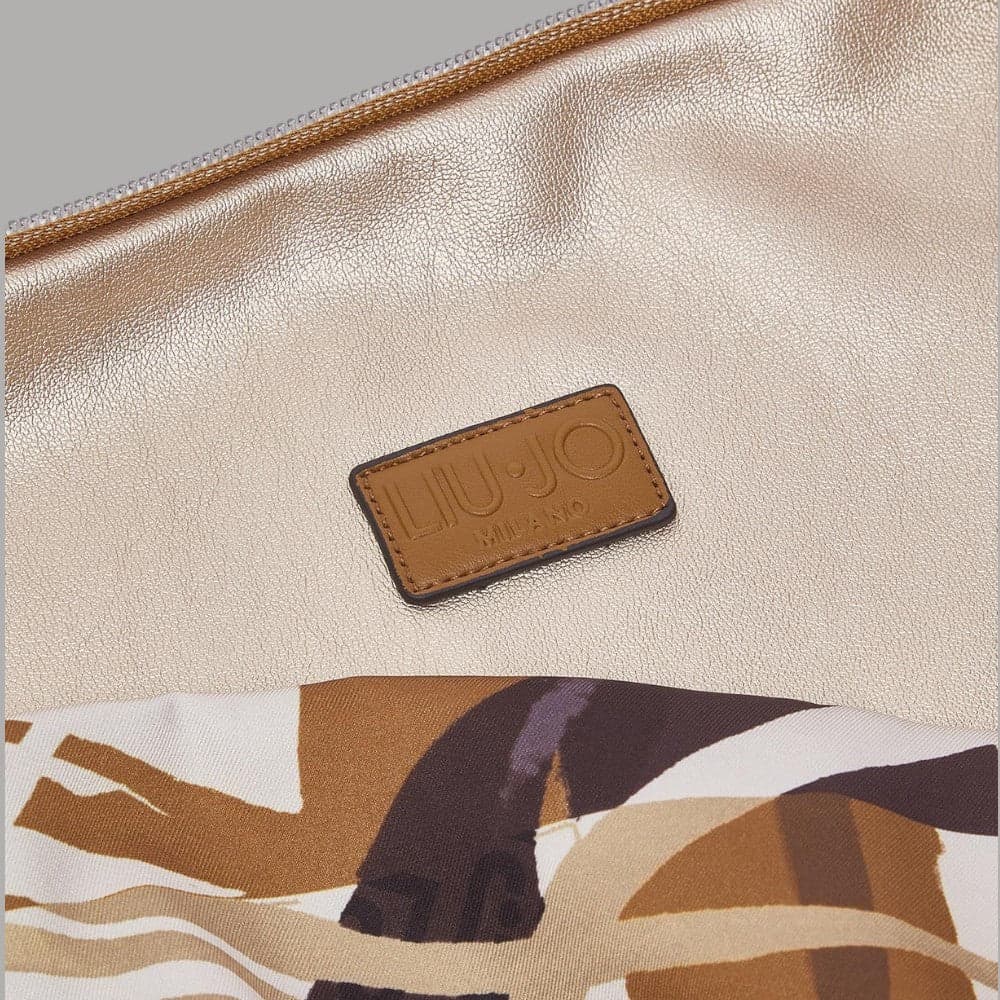 Liu Jo borsa foulard hobo media in raso con charm regolabile - 30