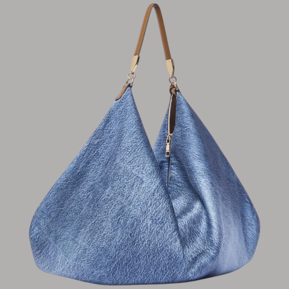 Liu Jo borsa foulard hobo media in raso con charm regolabile - 6