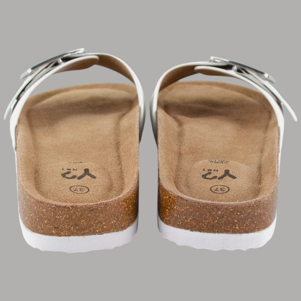 YNot Ciabatta Donna Ely con Fibbia Regolabile Plantare Pelle Suola Leggera - 4