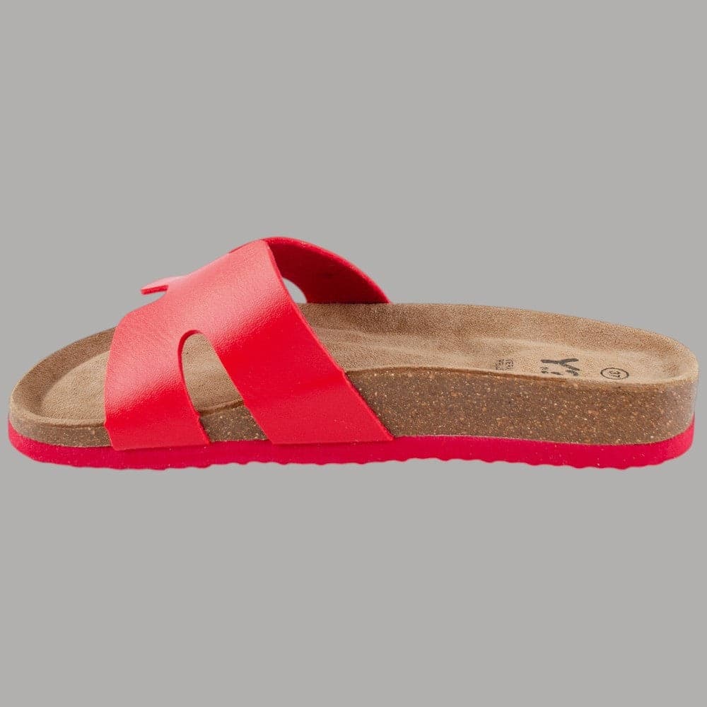 YNot Ciabatta Donna Susan Punta Aperta Plantare Anatomico Vera Pelle Coral - 2