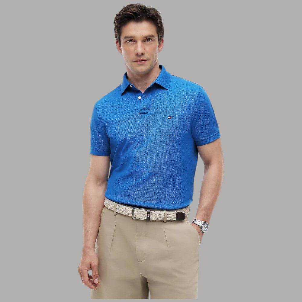 Tommy Hilfiger Polo Uomo 1985 Collection Regular Fit Cotone Stretch - 11