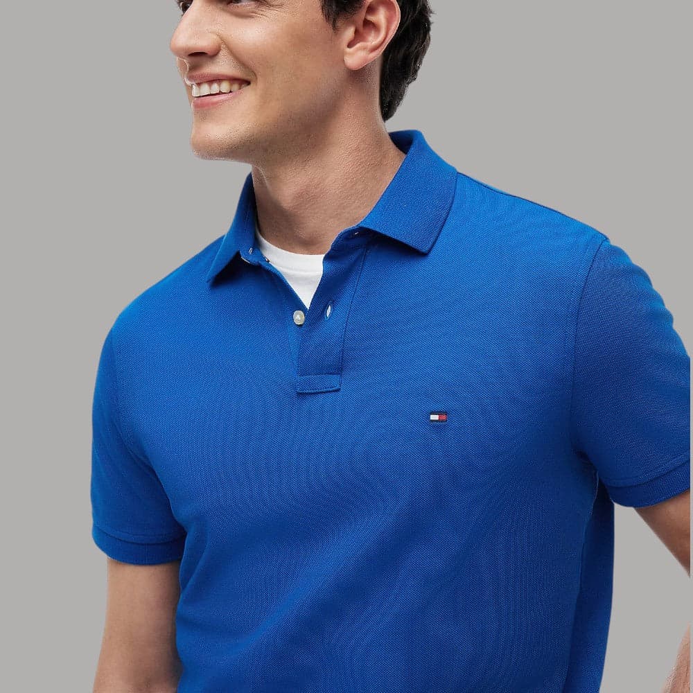 Tommy Hilfiger Polo Uomo 1985 Collection Regular Fit Cotone Stretch - 17