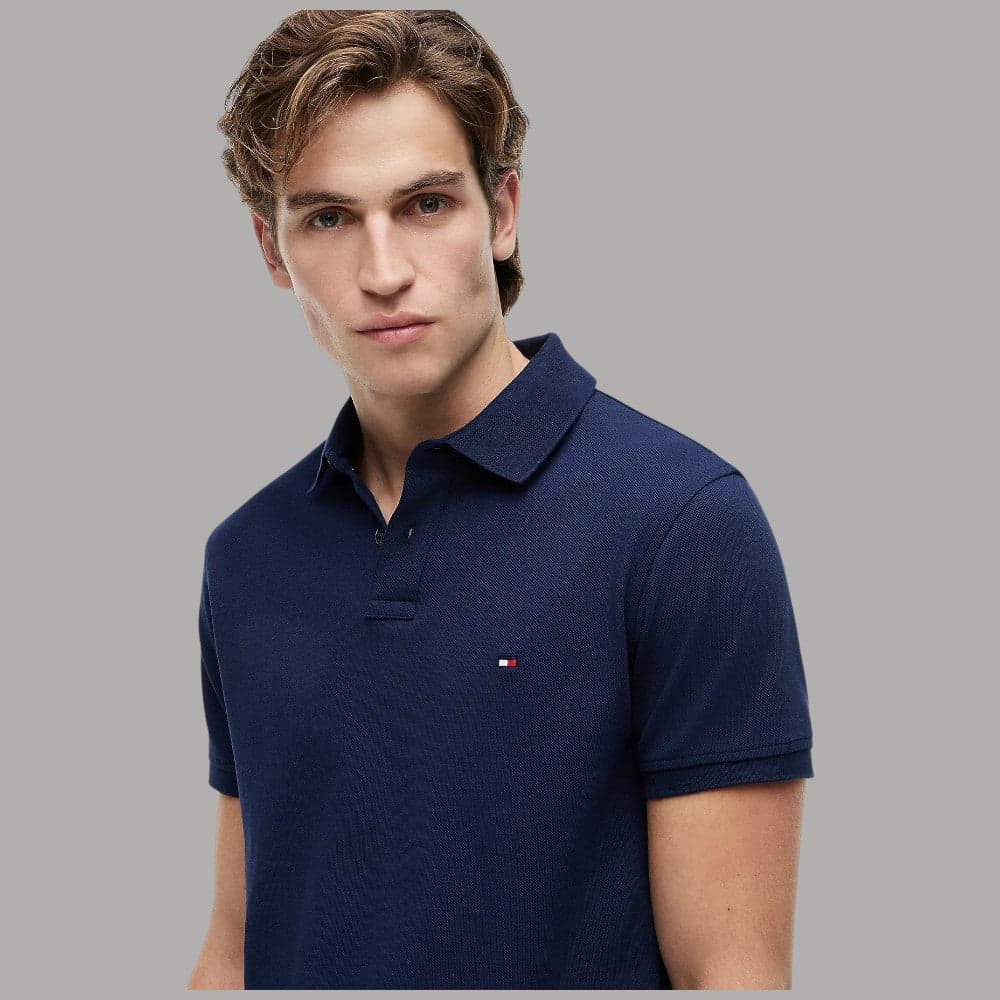Tommy Hilfiger Polo Uomo 1985 Collection Regular Fit Cotone Stretch - 7