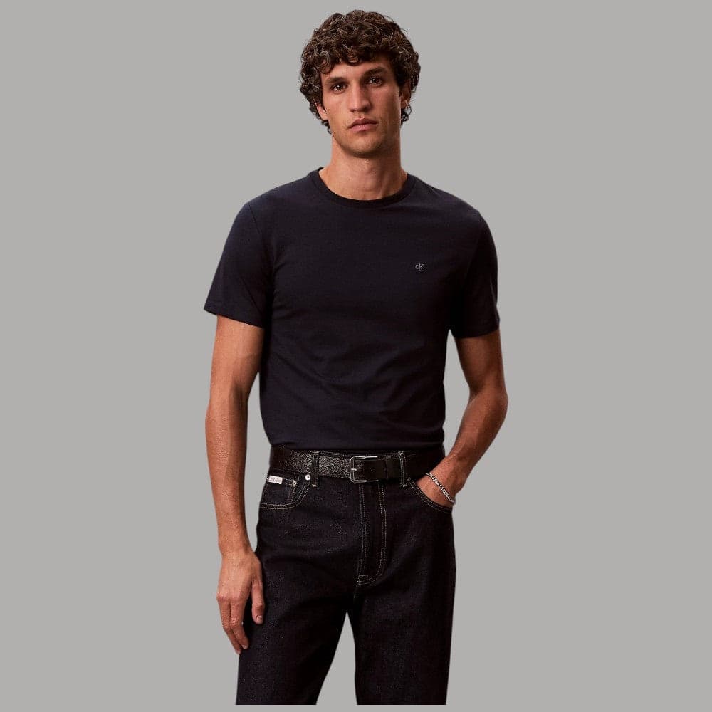 T-shirt Calvin Klein Slim Liquid Touch Cotone Elasticizzato