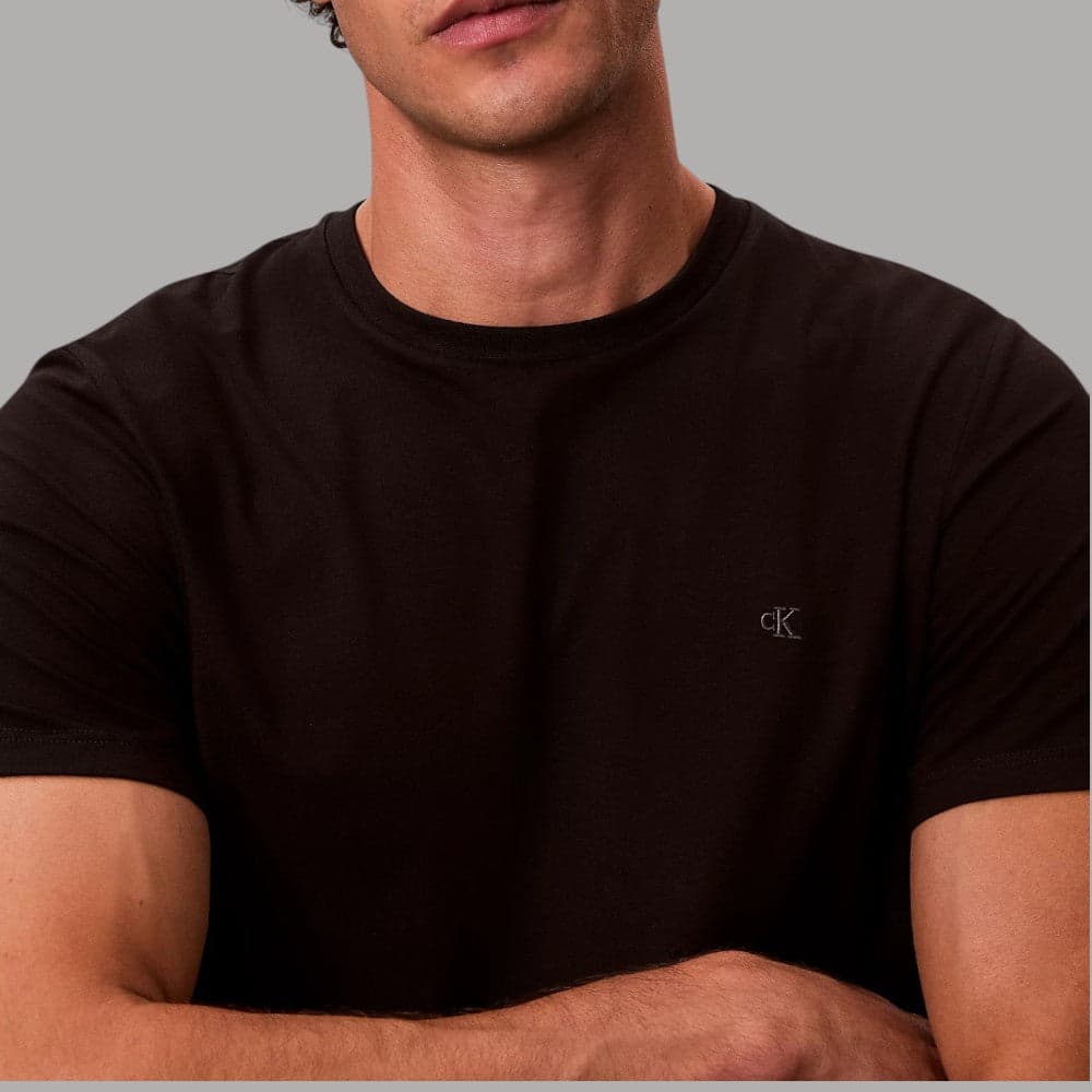 T-shirt Calvin Klein Slim Liquid Touch Cotone Elasticizzato - 8