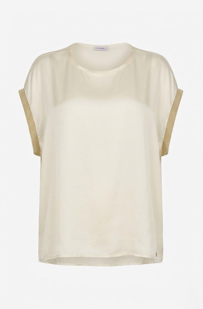 Blusa in raso manica scesa - 3