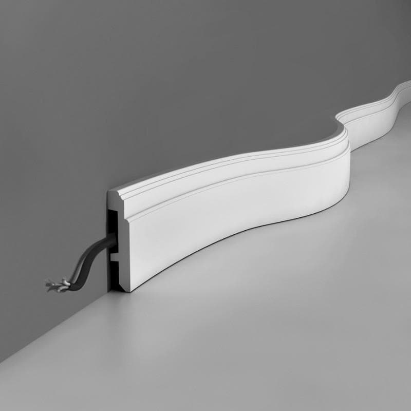 Battiscopa in Poliuretano Flessibile (SX155FLEX) 200X11X2,5 pacco da 20ml - 2