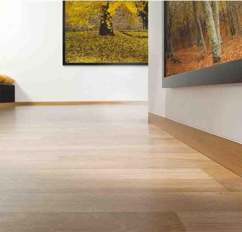 Battiscopa filo muro profilpas in rovere con sottostruttura alluminio - 3