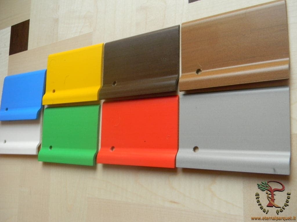 Battiscopa Unydeco in PVC 70x9 colori pastello pacco da 100 metri lineari - 5