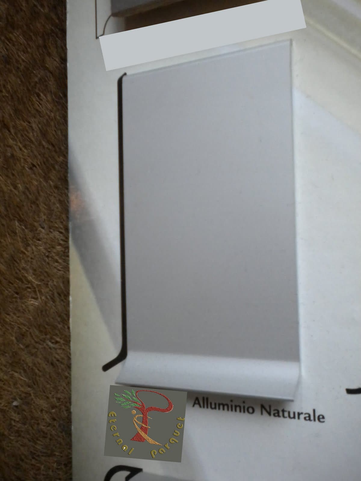 Battiscopa Alluminio Argentato 60X11 + accessori pacco da 100 metri lineari - 6