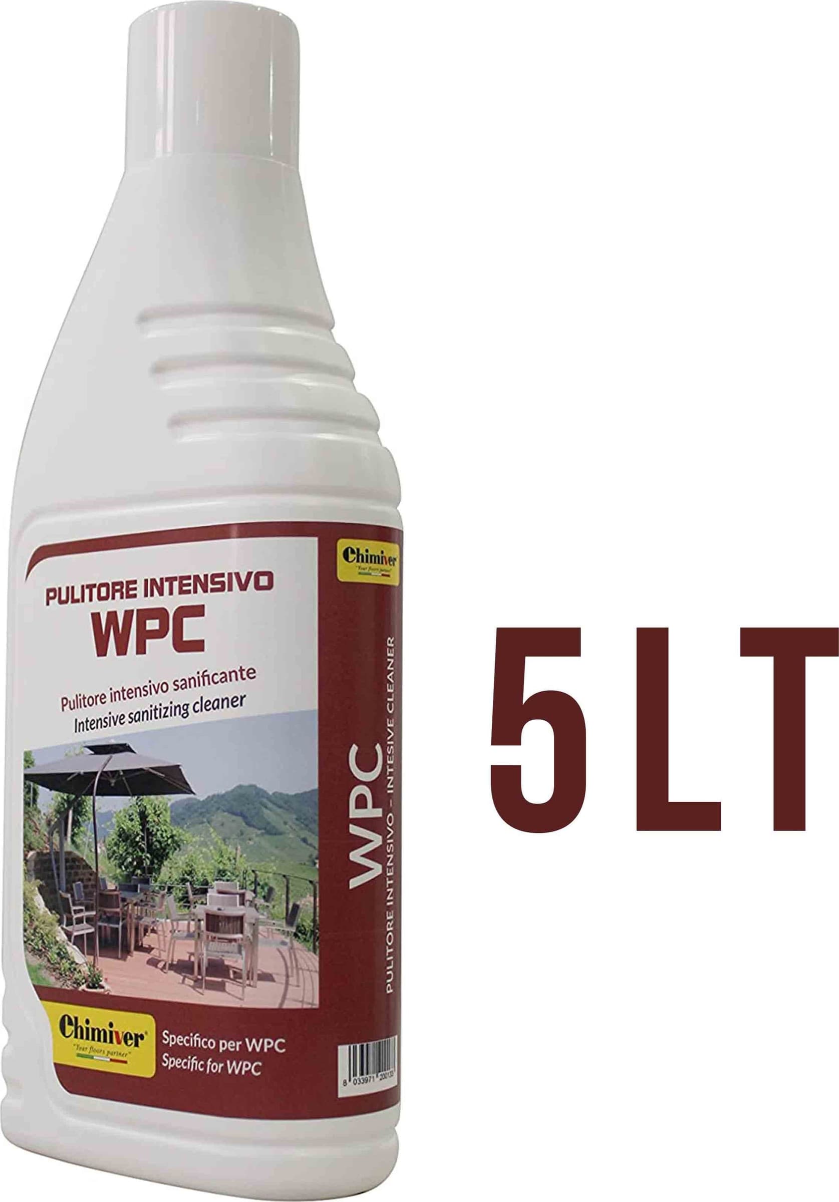 PULITORE INTENSIVO WPC Detergente batterico per pulizia pavimenti 1 - 5 Lt - 2