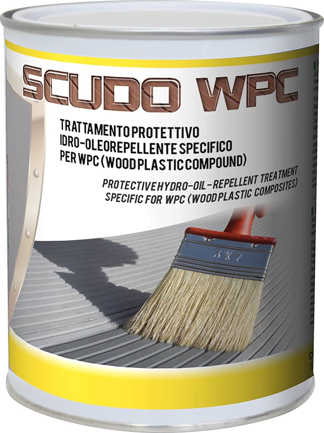 SCUDO WPC composto a base di acqua a nanotecnologia per decking compositi rende idro oleorepellente ed evita la formazione di macchie - 3