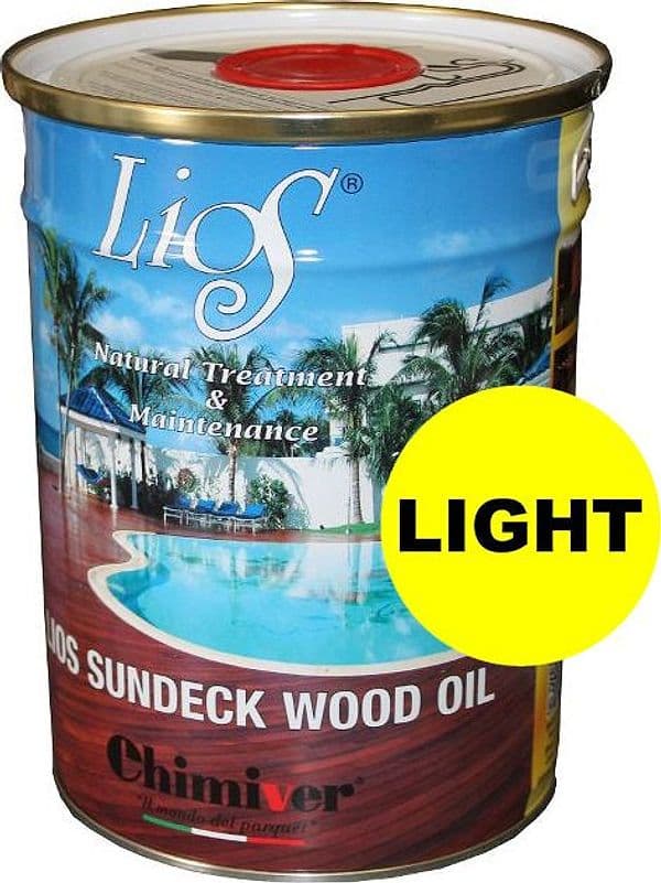 Lios sundeck Wood Oil Light olio impregnante per legno decking esterno 1-5L