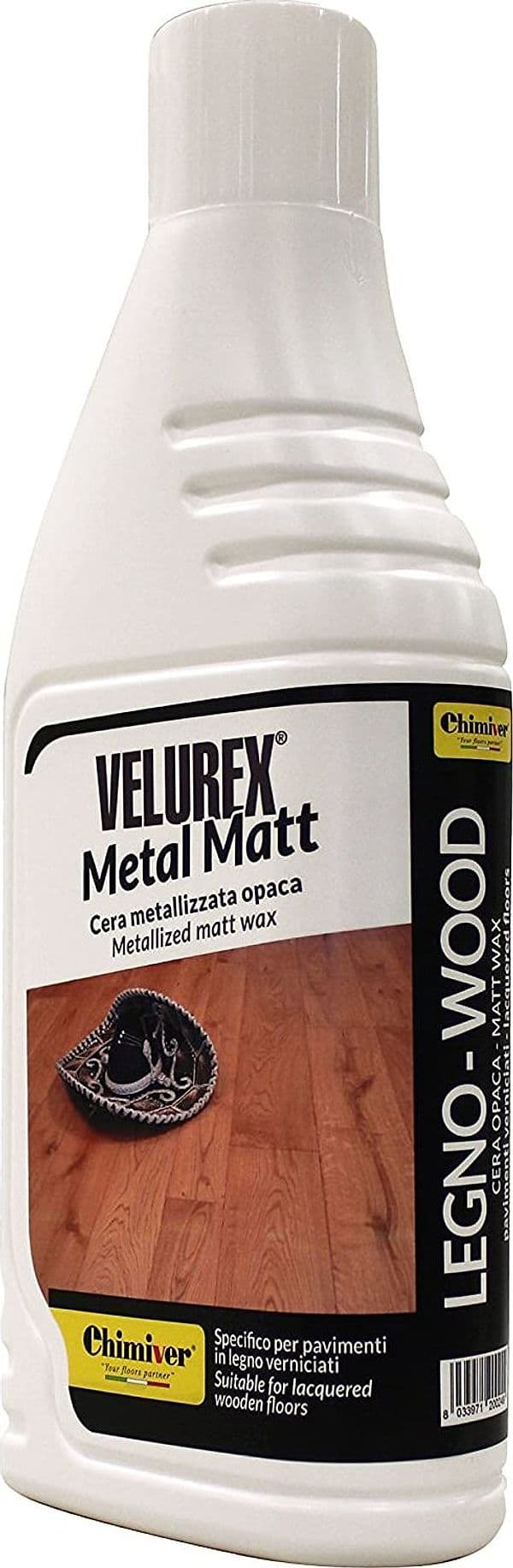 Velurex Repair Lack/matt cera metallizzata per pavimenti rovinati in legno 1Lt Lucida o opaca - 4