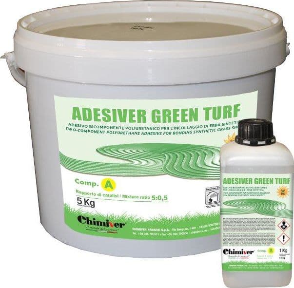 Adesiver Green Turf colla per erbetta sintetica 5L+0.5L o 10L+1L - 2