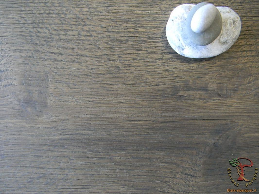 OFFERTA ! Parquet MAXILISTONE prefinito KAHRS FOUNDERS COLLECTION mod. "ULF" 15x187x2420 spazzolato,raschiato a mano, bisellato, grigio cemento, olio naturale (incastro 5s flottante o incoll.) - 5