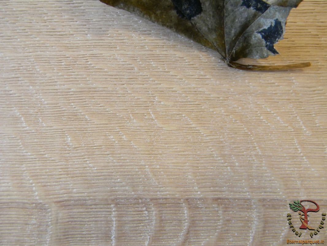 Parquet MAXILISTONE prefinito KAHRS FOUNDERS COLLECTION mod. "GUSTAF" 15x187x2420 spazzolato,raschiato a mano, bisellato, Bianco antico olio naturale (incastro 5s flottante o incoll.) - 4